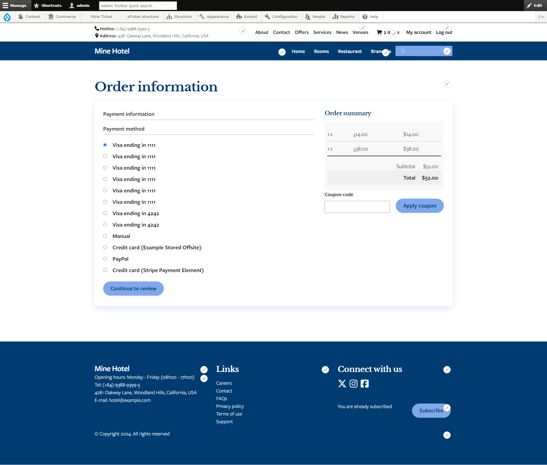 process checkout